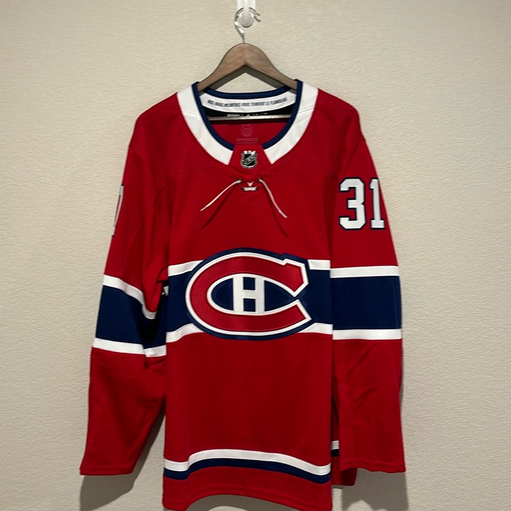 Authentic Adidas NWT Montreal Canadians Jersey Size 60, XXXL, #31 Carey Price